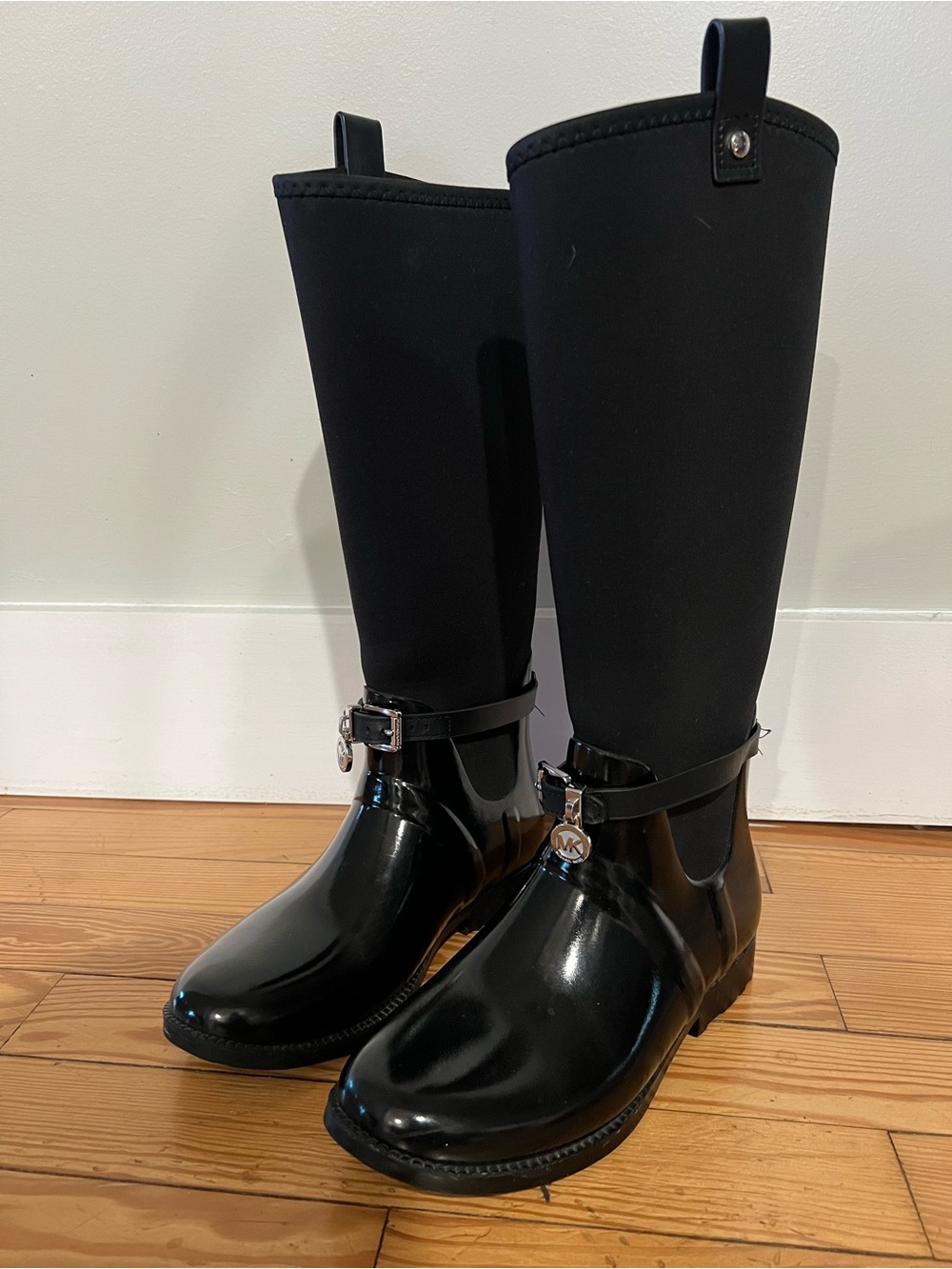 Michael Kors Black Knee High Boots